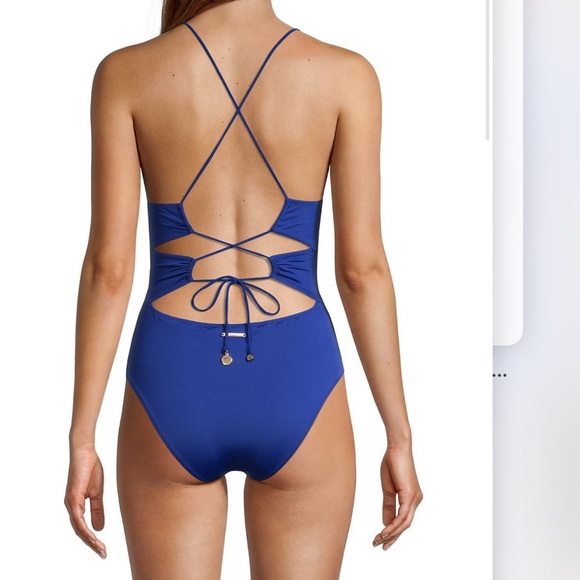 Stella McCartney**Sexy Blue Monokini One-Piece**Small $485 NWT - Picture 3 of 6